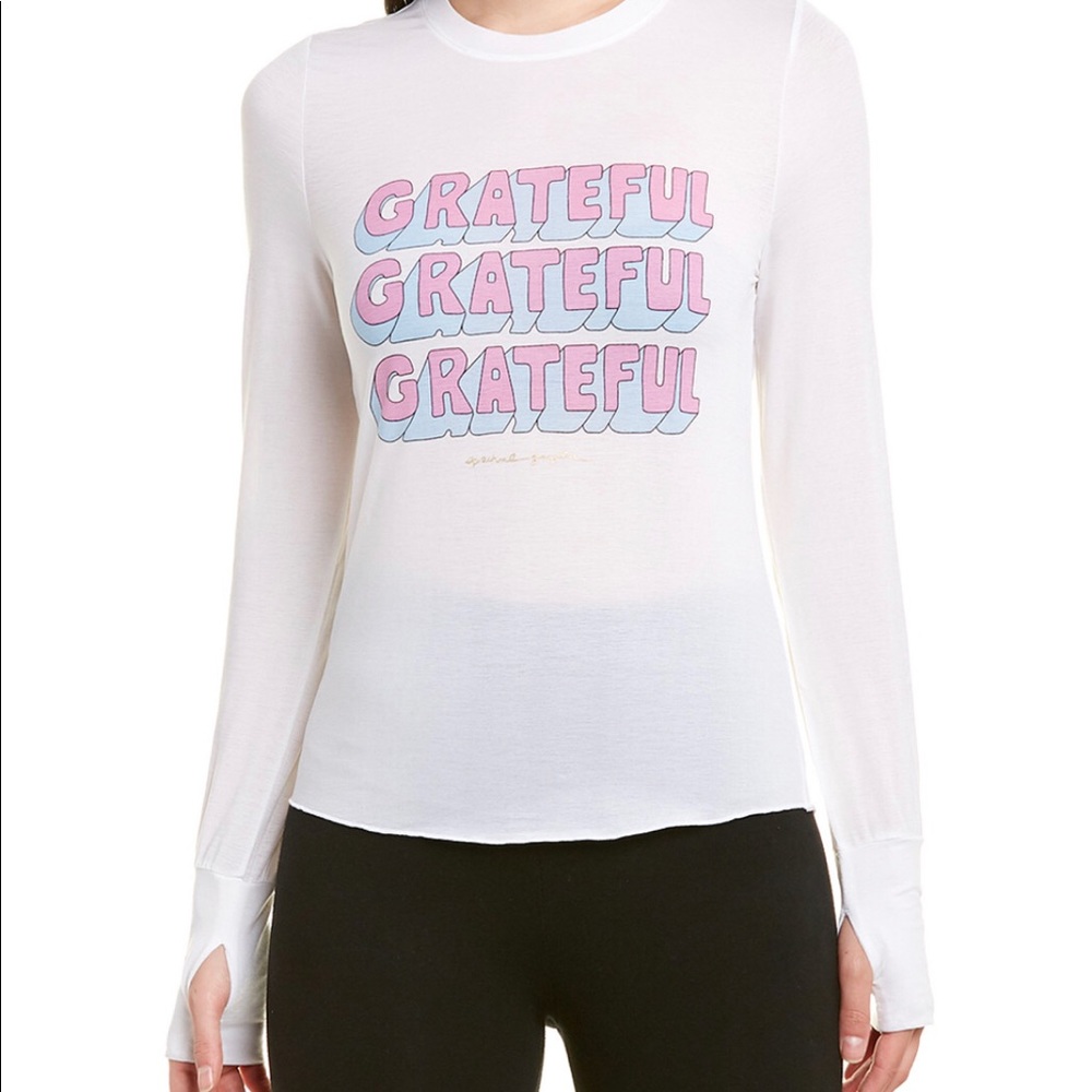 Spiritual Gangster Striped Active Top GRATEFUL